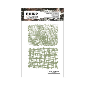 Lisa Horton Crafts Muse & Maker Scratched Surface A6 Clear Stamp Set