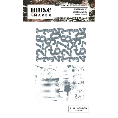 Muse & Maker Urban Noise A6 Clear Stamp Set
