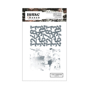 Lisa Horton Crafts Muse & Maker Urban Noise A6 Clear Stamp Set
