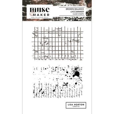 Muse & Maker Broken Balance A6 Clear Stamp Set