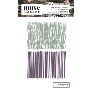 Muse & Maker Fragmented Fibres A6 Clear Stamp Set