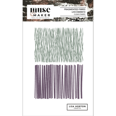 Muse & Maker Fragmented Fibres A6 Clear Stamp Set