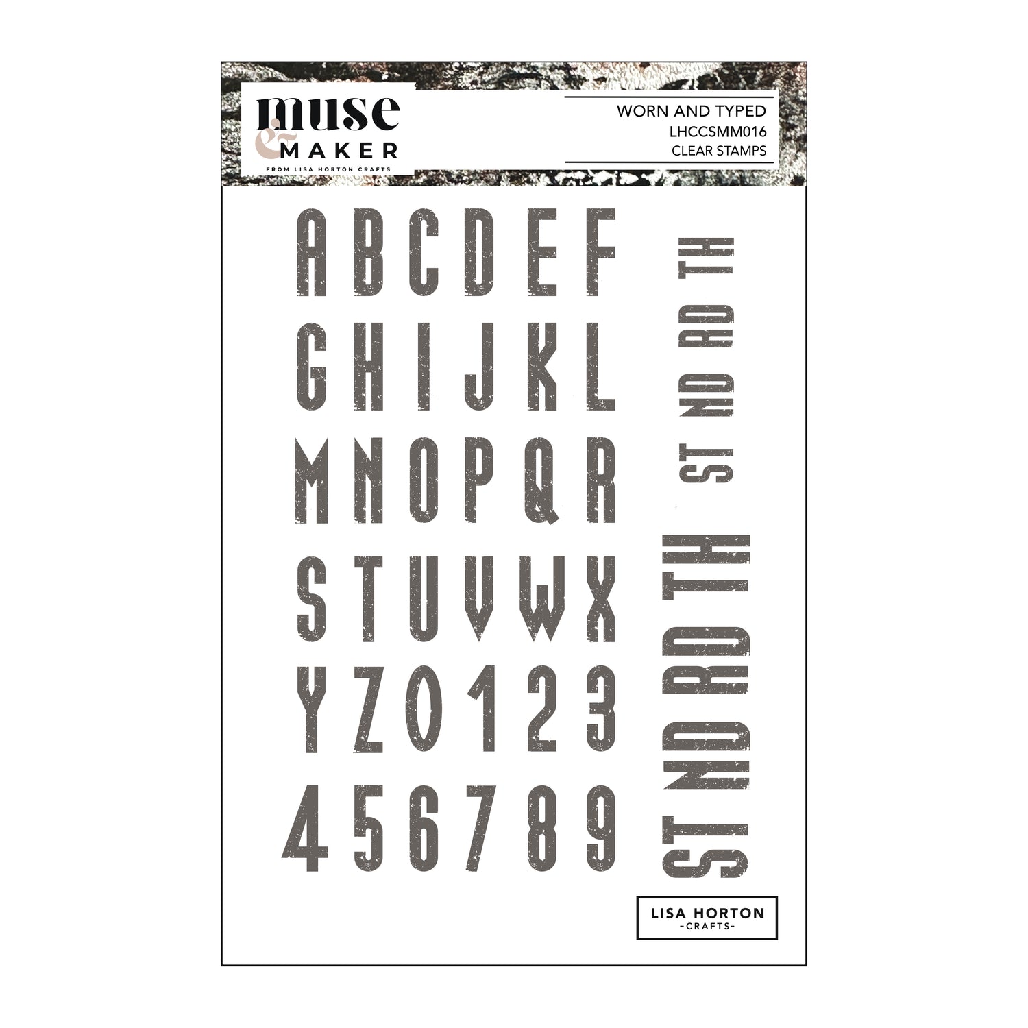 Lisa Horton Crafts Complete Muse & Maker A6, DL, A5 Stamp and Stencil Set - Release 1