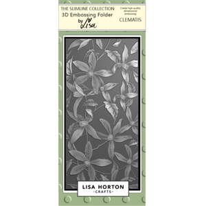 Clematis DL 3D Embossing Folder