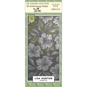 Hibiscus DL 3D Embossing Folder with Die