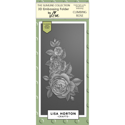 Climbing Rose DL 3D Embossing Folder with Die