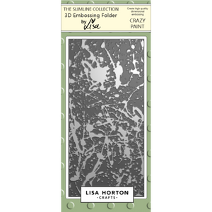 Crazy Paint DL 3D Embossing Folder