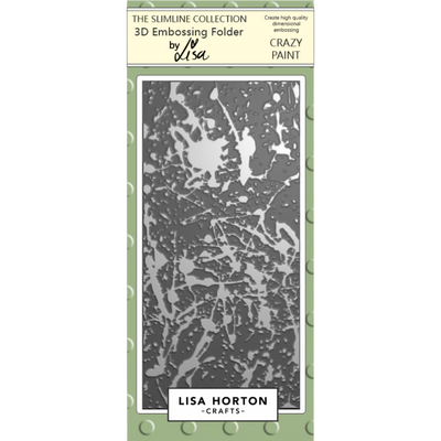 Crazy Paint DL 3D Embossing Folder