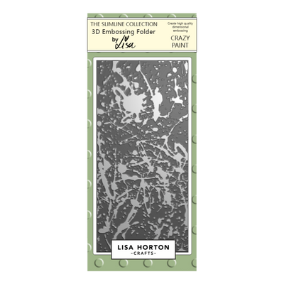 Lisa Horton Crafts Crazy Paint DL 3D Embossing Folder