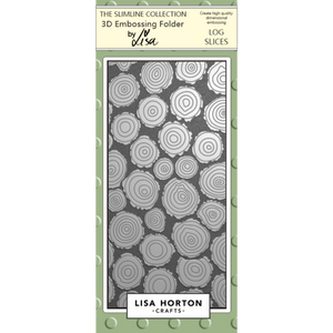 Log Slices DL 3D Embossing Folder