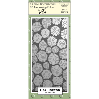 Log Slices DL 3D Embossing Folder