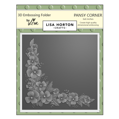 Lisa Horton Crafts Pansy Corner 6
