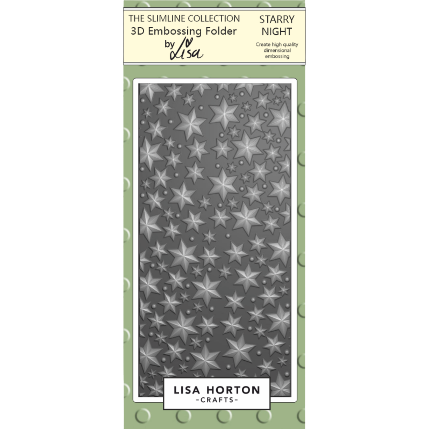 Starry Night DL 3D Embossing Folder