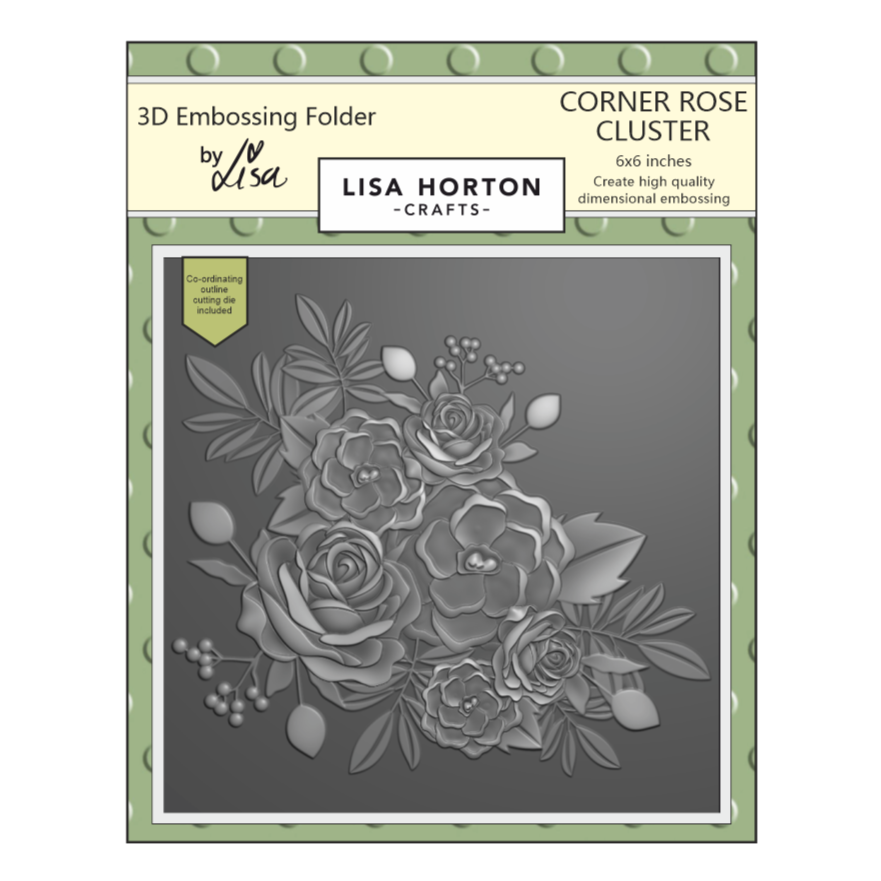 Lisa Horton Crafts Corner Rose Cluster 6