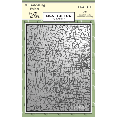 Crackle A6 3D Embossing Folder