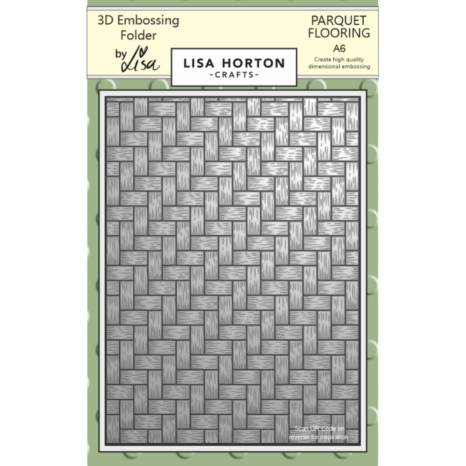 Parquet Flooring A6 3D Embossing Folder