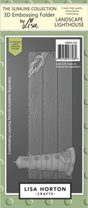 Landscape Lighthouse DL 3D Embossing Folder with Die