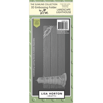 Landscape Lighthouse DL 3D Embossing Folder with Die