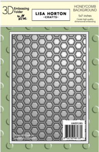 Honeycomb Background 5” x 7” 3D Embossing Folder