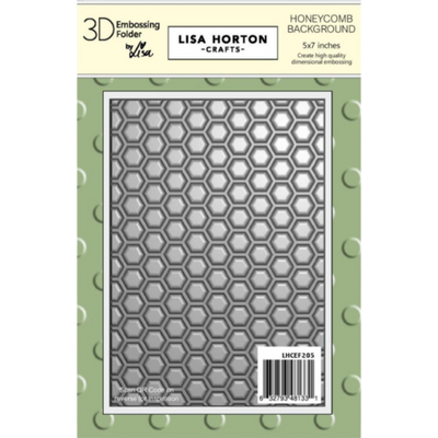 Honeycomb Background 5” x 7” 3D Embossing Folder