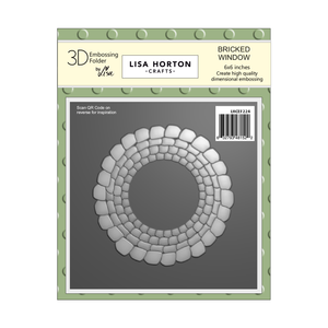 Lisa Horton Crafts Bricked Window 6