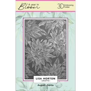 A Year In Bloom' 2025 - Set of 12 5” x 7” 3D Embossing Folders