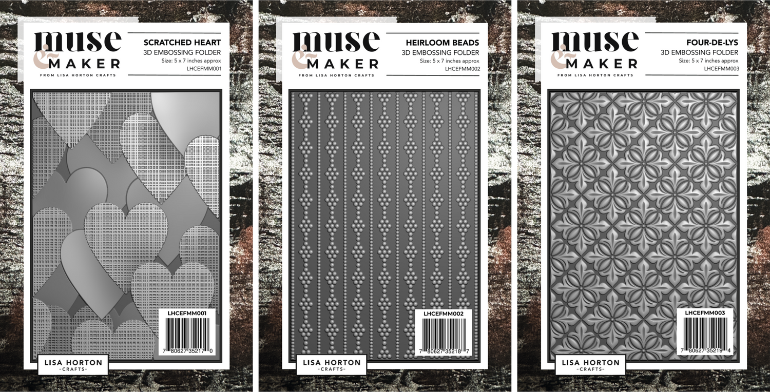 Muse & Maker Embossing Folder Collection - Release 1
