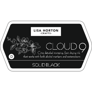 Solid Black Dye Based Ink Pad - Water Resistant