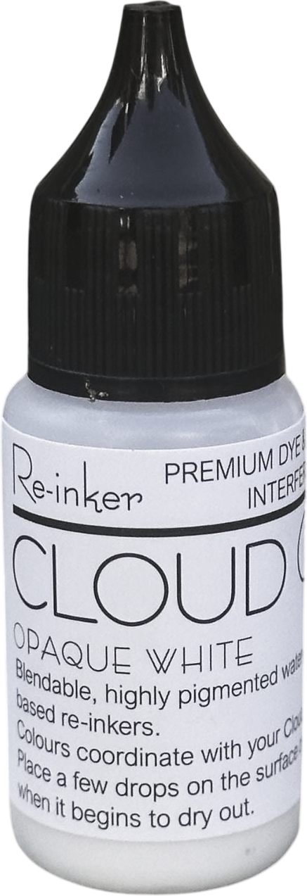 Cloud 9 Slow Drying Pigment Ink Pad Reinker - Opaque White
