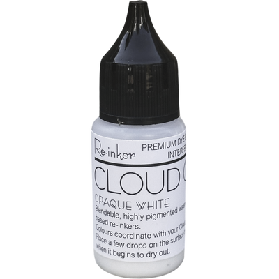 Cloud 9 Slow Drying Pigment Ink Pad Reinker - Opaque White