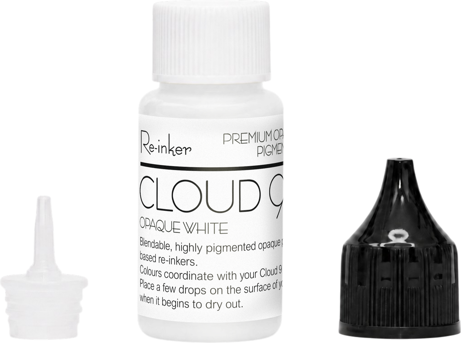 Cloud 9 Slow Drying Pigment Ink Pad Reinker - Opaque White
