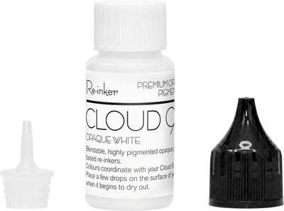 Cloud 9 Slow Drying Pigment Ink Pad Reinker - Opaque White