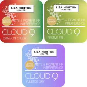 Set of 3 Limited Edition Cloud 9 Matt Blending Ink Pads - Jingleberry, Merry Mistletoe and Arctic Frost