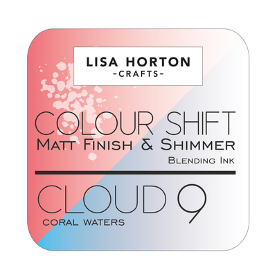 Lisa Horton Crafts Cloud 9 Matt Blending Colour Shift Ink Pad - Coral Waters