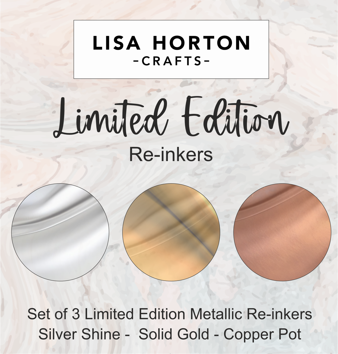 Cloud 9 Limited Edition Metallic Reinkers (Silver Shine, Solid Gold, Copper Pot)