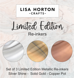 Cloud 9 Limited Edition Metallic Reinkers (Silver Shine, Solid Gold, Copper Pot)
