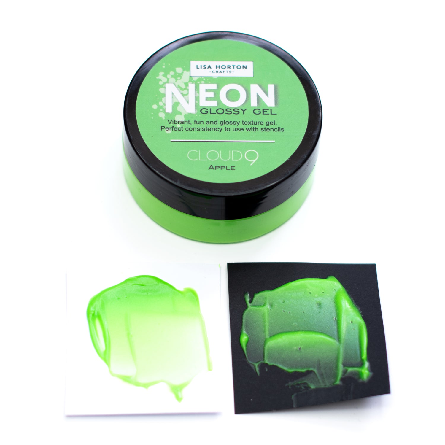 Lisa Horton Crafts Complete Set of 8 Neon Glossy Gels