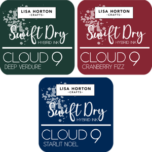 Swift Dry Hybrid Ink Pad Trio - Starlit Noel, Cranberry Fizz & Deep Verdure