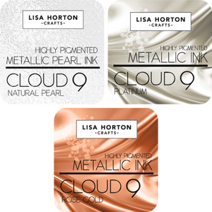 Alchemist Ink Pad Trio - Natural Pearl, Platinum & Rose Gold