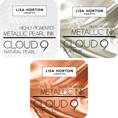 Alchemist Ink Pad Trio - Natural Pearl, Platinum & Rose Gold