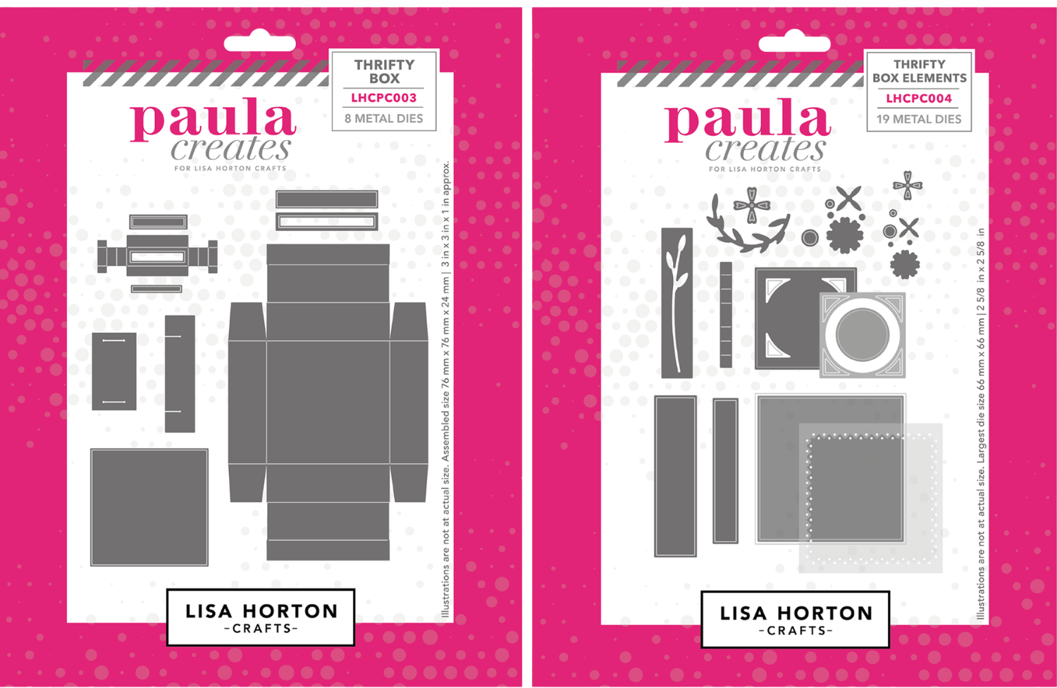 Paula Creates for Thrifty Box and Elements Die Set Bundle