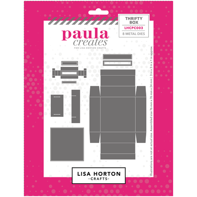 Paula Creates for Lisa Horton Crafts Thrifty Box Die Set