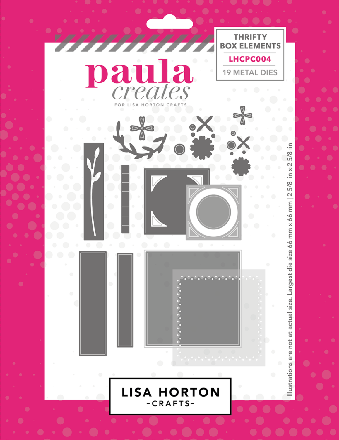 Paula Creates for Thrifty Box Elements Die Set