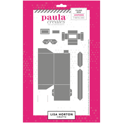 Paula Creates for Lisa Horton Crafts Die Set - Filing Box