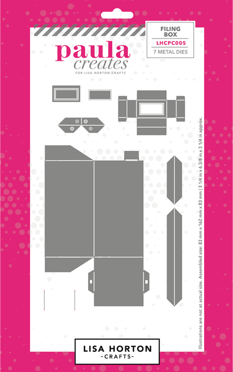 Paula Creates for Die Set - Filing Box
