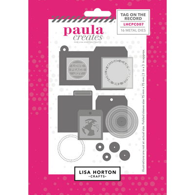 Paula Creates for Tag on the Record Die Set