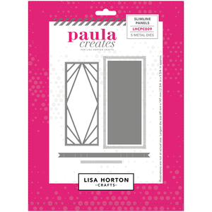Paula Creates for Lisa Horton Crafts Die Set - Slimline Panels