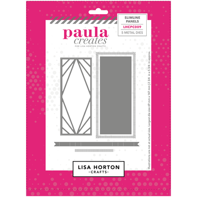 Paula Creates for Lisa Horton Crafts Die Set - Slimline Panels