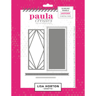 Paula Creates for Die Set - Slimline Panels