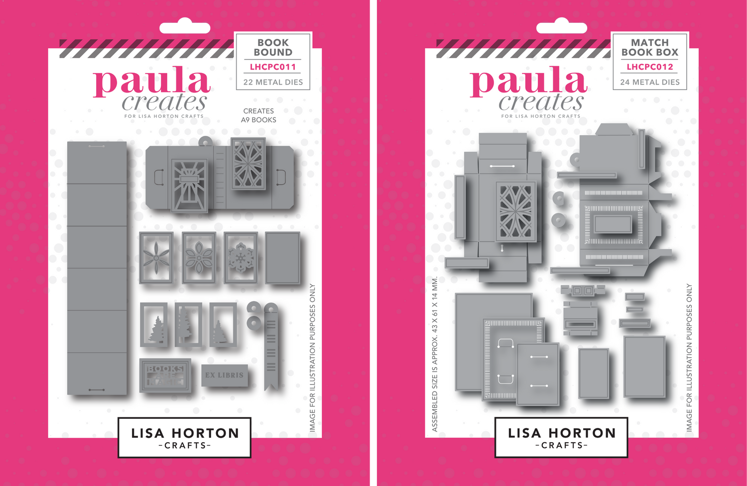 Paula Creates Book Making Die Bundle – Book Bound & Match Book Box